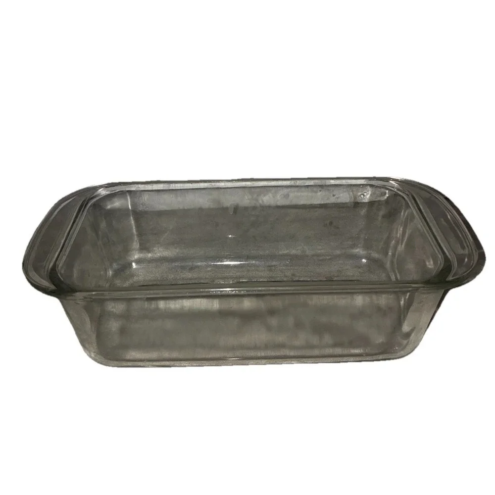 Glass Baking Dish‎ Lasagna Casserole Rectangle  8x5x3 1 qt Clear